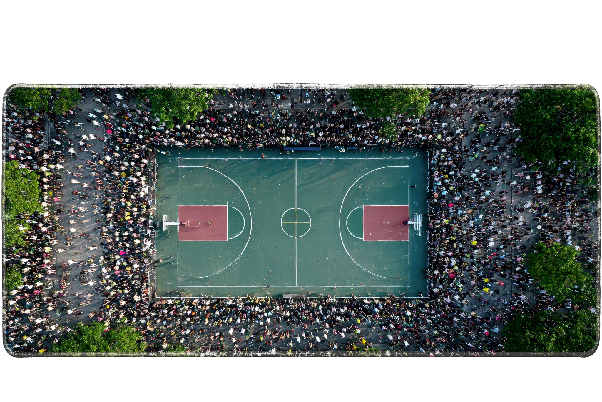 Gaming 36x16in custom mouse pad, stitched edge finish – PrintMyPad