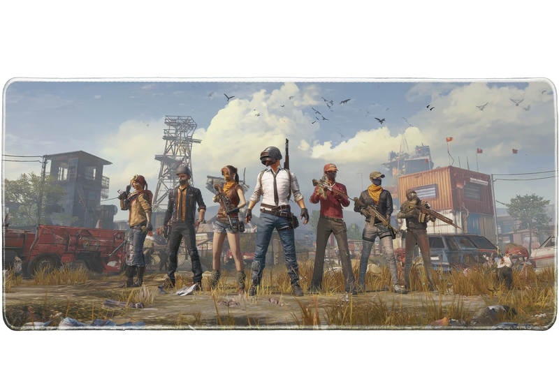 Battle Royale Squad – Tactical Gaming-Inspired desk mat and mouse pad by PrintMyPad