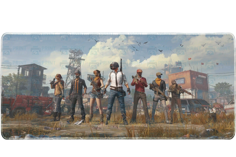 Gaming 36x16in custom mouse mat, non-slip rubber base – PrintMyPad