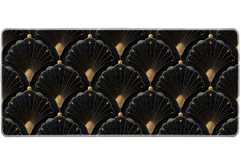 Pattern 900x400mm custom desk mat, non-slip rubber – PrintMyPad