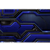 Extended mouse pad featuring the full blue sci-fi futuristic tech panel design for work or gaming