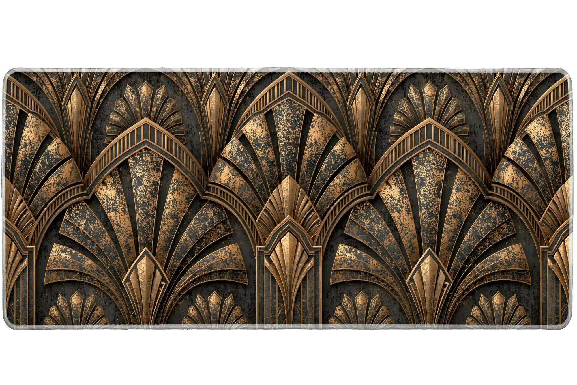 Pattern 36x16in custom desk mat, non-slip rubber – Print My Pad