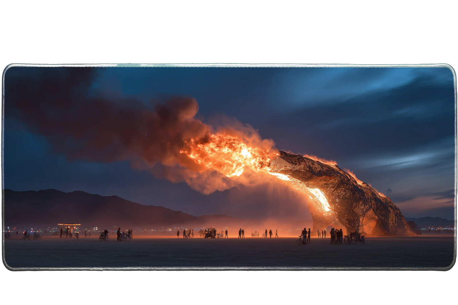 Fantasy 90x40cm custom desk mat, non-slip base – Print My Pad