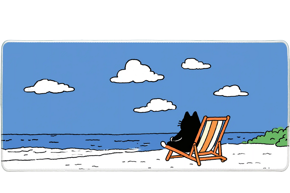 Anime 90x40cm custom desk mat, stitched edge – PrintMyPad