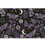 Celestial Moth desk mat artwork in a wide product view