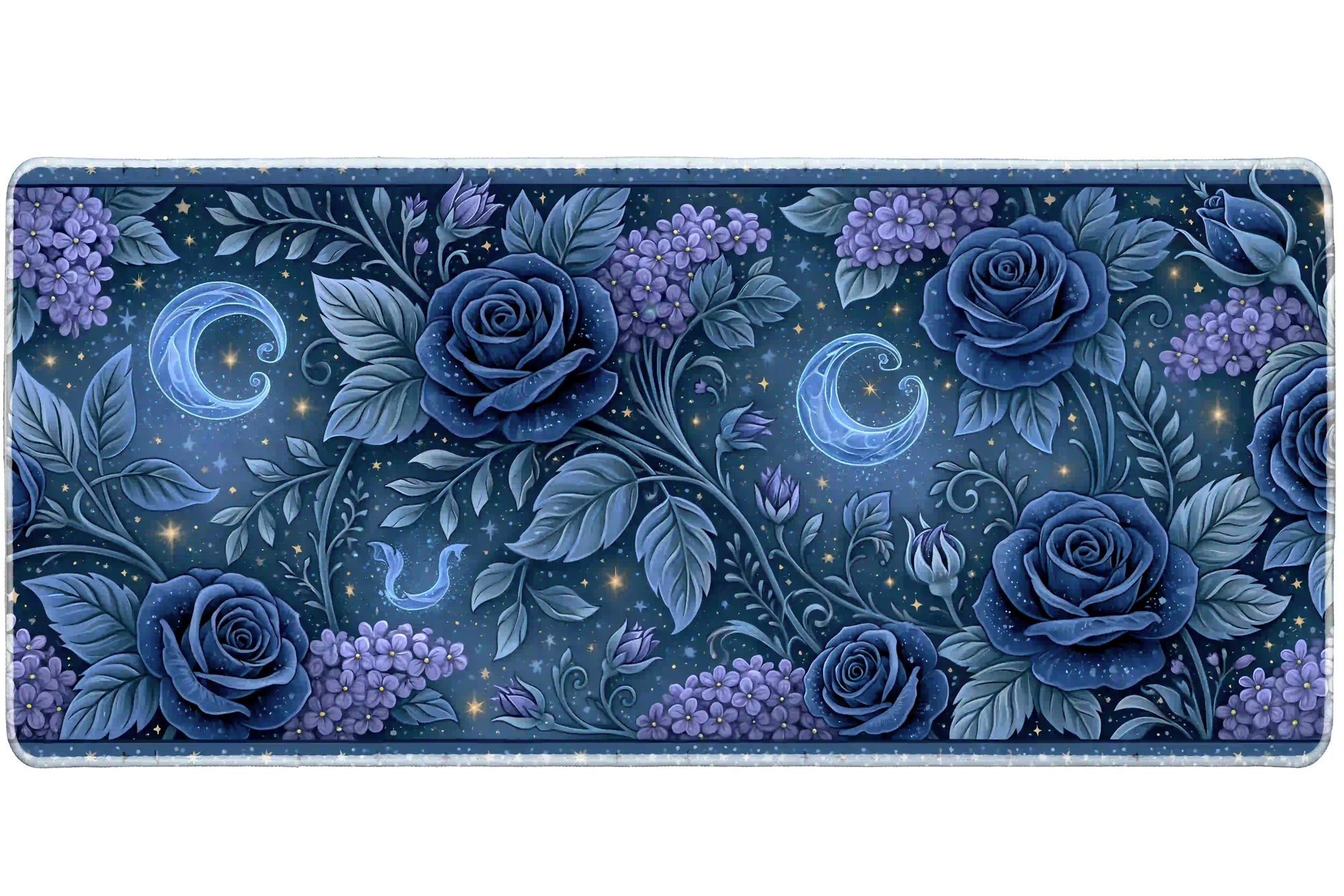 Aesthetic 36x16in custom desk mat, non-slip rubber – Print My Pad