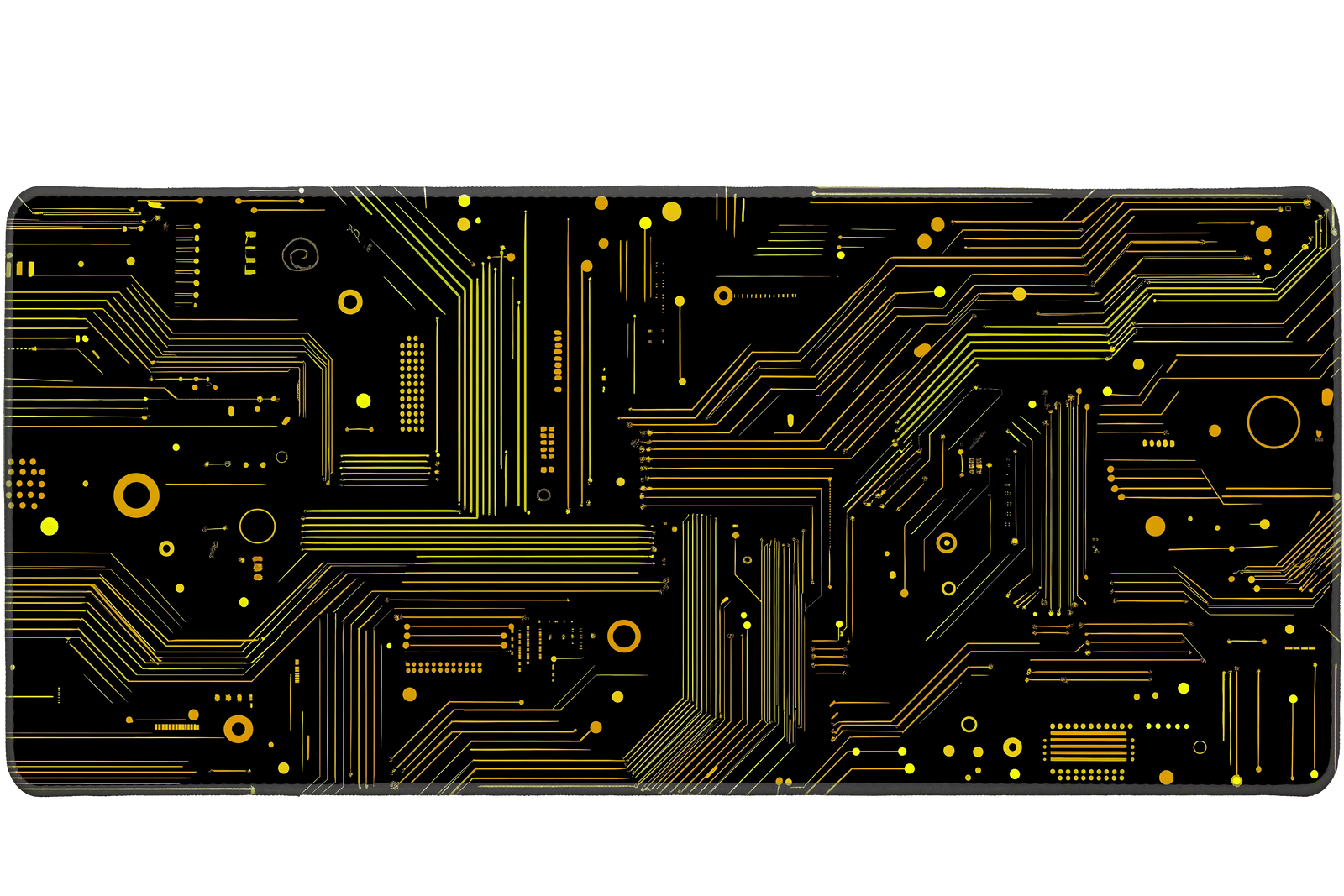 Abstract 900x400mm custom desk mat, non-slip rubber – Print My Pad