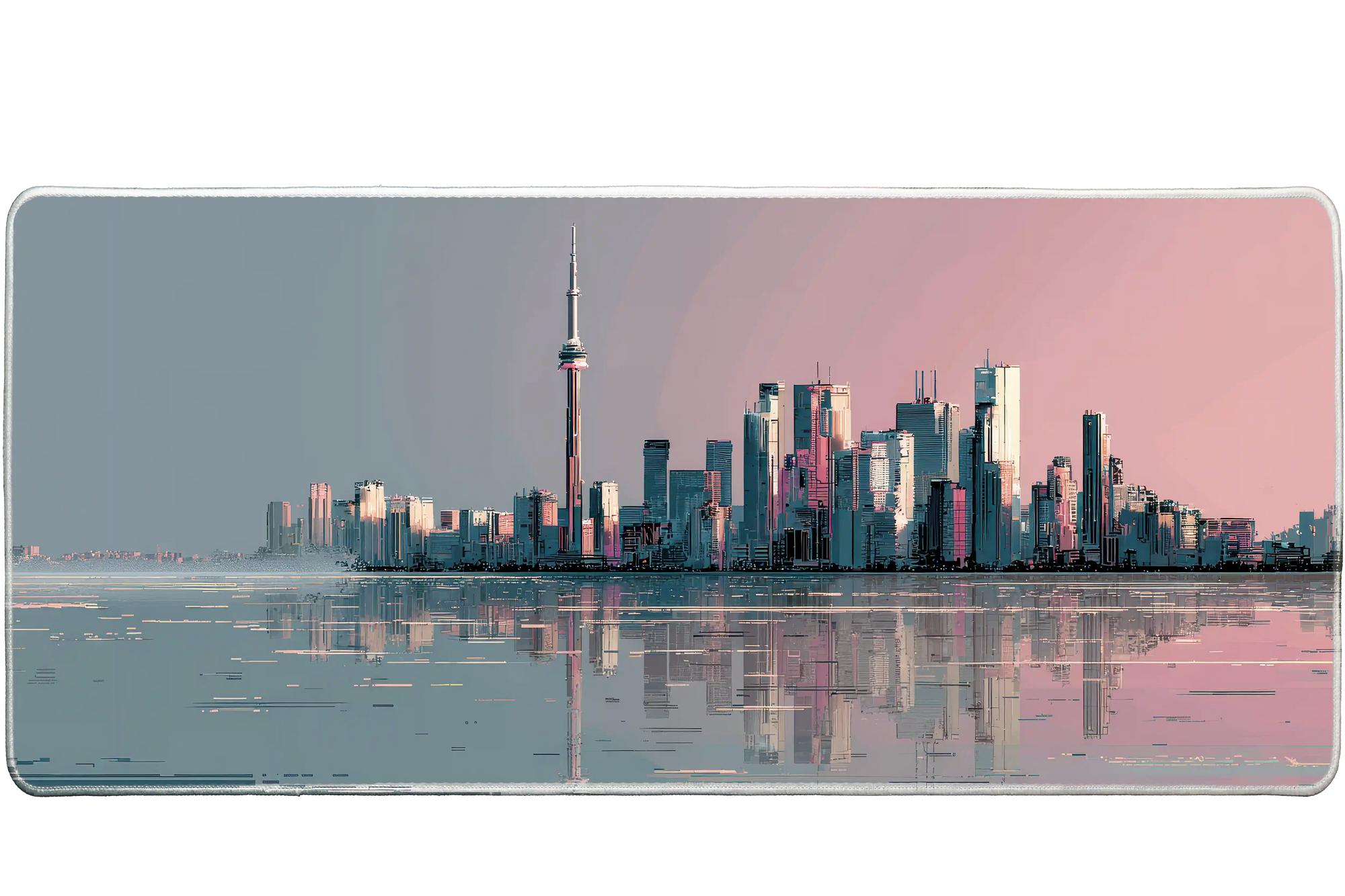 Aesthetic 90x40cm custom desk mat, non-slip rubber base – Print My Pad