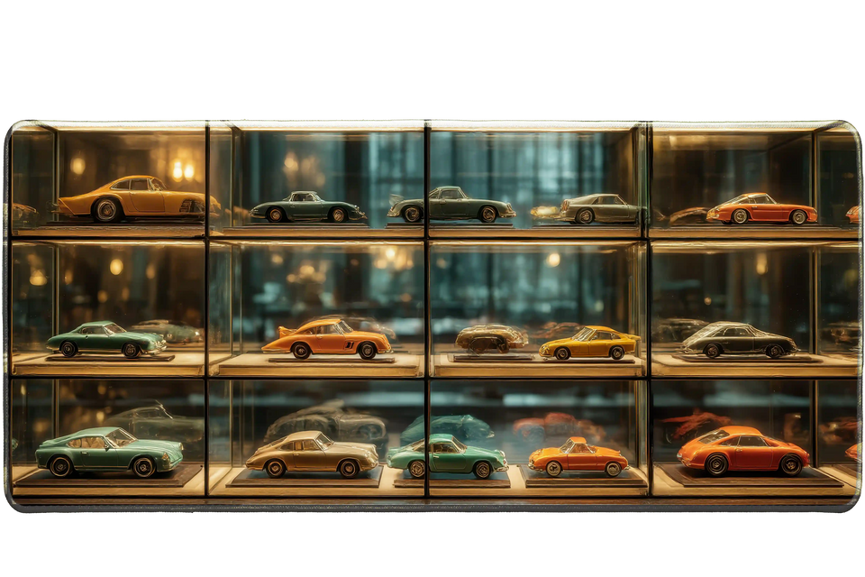 Cars 90x40cm custom desk mat, stitched edge – PrintMyPad