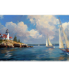 Landscape 36x16in custom desk mat, non-slip rubber – Print My Pad