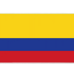 Country 900x400mm custom desk mat, non-slip rubber Colombia flag – Print My Pad