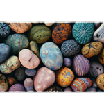 Abstract 36x16in custom desk mat, stitched edge – Print My Pad