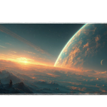 Space 900x400mm custom desk mat, non-slip rubber – PrintMyPad