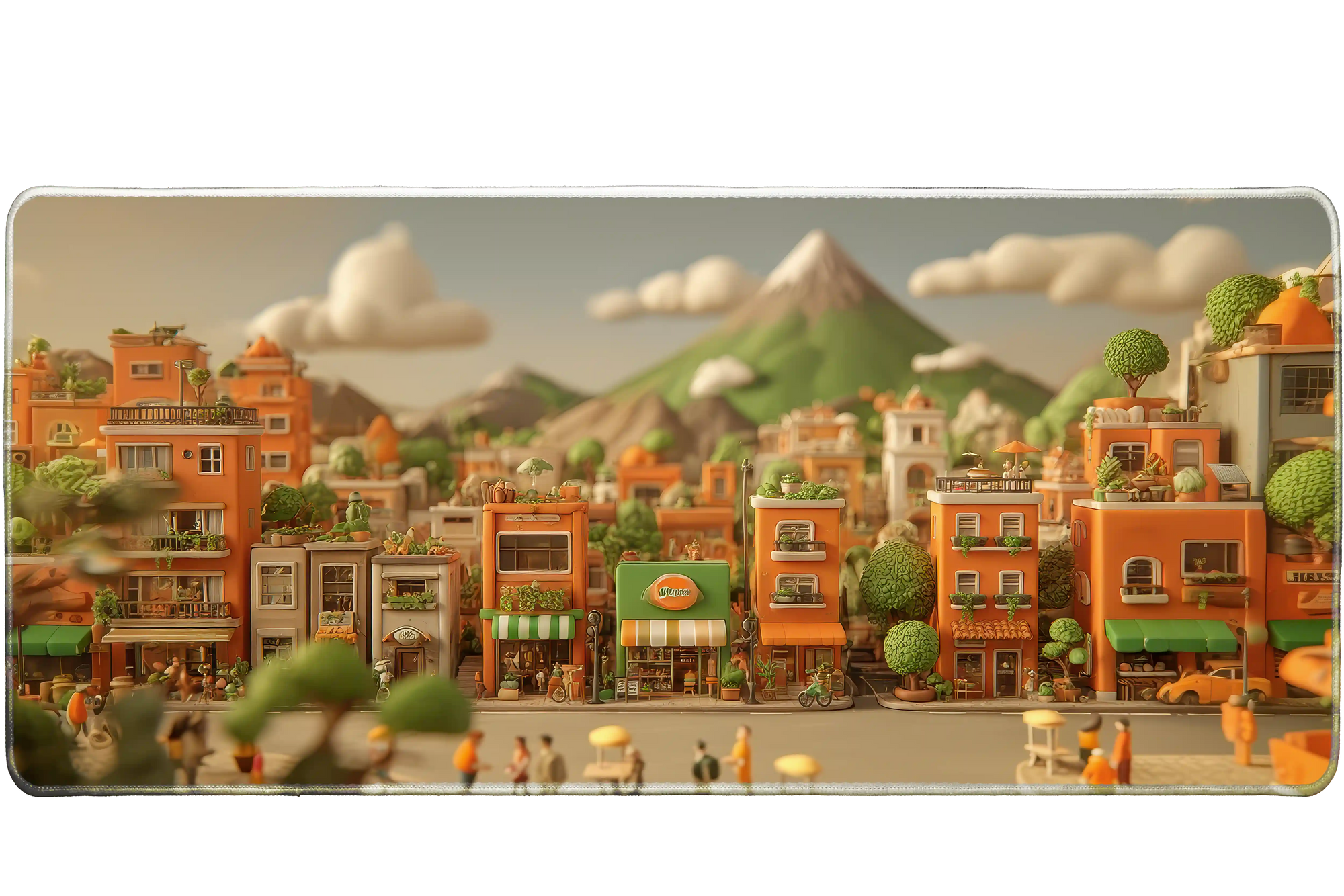 Aesthetic 90x40cm custom desk mat, washable surface – Print My Pad