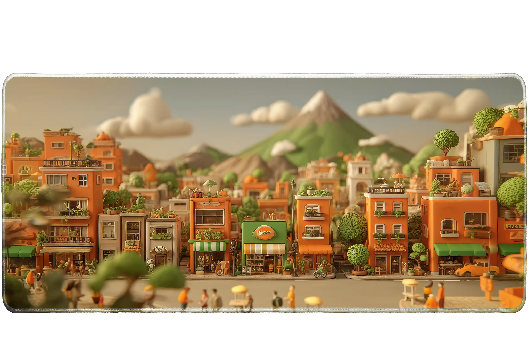 Aesthetic 90x40cm custom desk mat, washable surface – Print My Pad