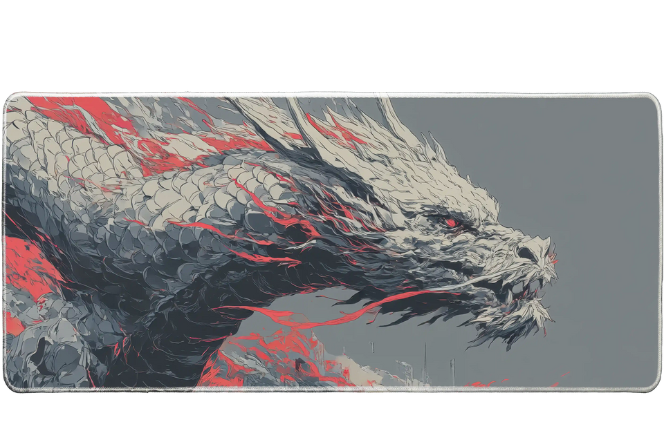 Fantasy 36x16in custom mousemat, stitched edge – Print My Pad
