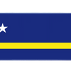 Country 900x400mm custom desk pad, non-slip rubber Curaçao flag – Print My Pad