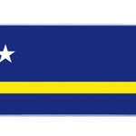Country 900x400mm custom desk pad, non-slip rubber Curaçao flag – Print My Pad