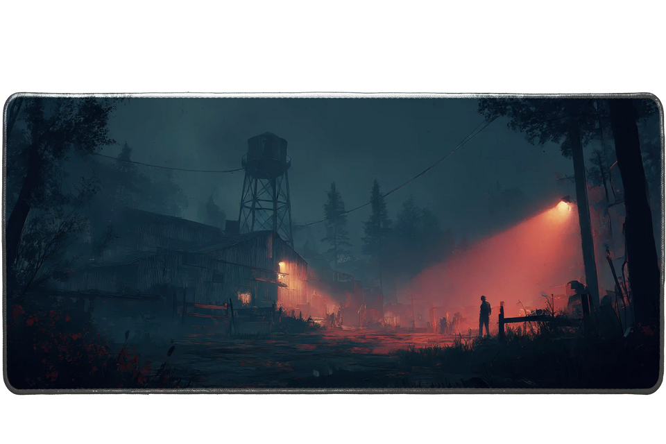 Gaming 90x40cm custom desk mat, stitched edge – Print My Pad