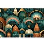 Pattern 36x16in custom desk mat, non-slip rubber – Print My Pad
