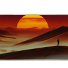 Landscape 900x400mm custom desk mat, non-slip rubber – PrintMyPad