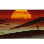 Landscape 900x400mm custom desk mat, non-slip rubber – PrintMyPad