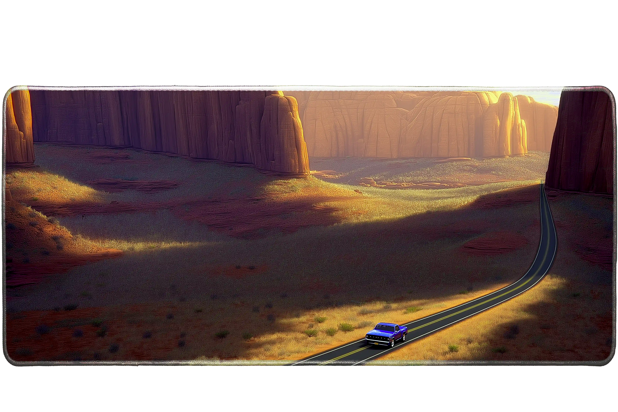 Landscape 90x40cm custom desk mat, washable surface – PrintMyPad