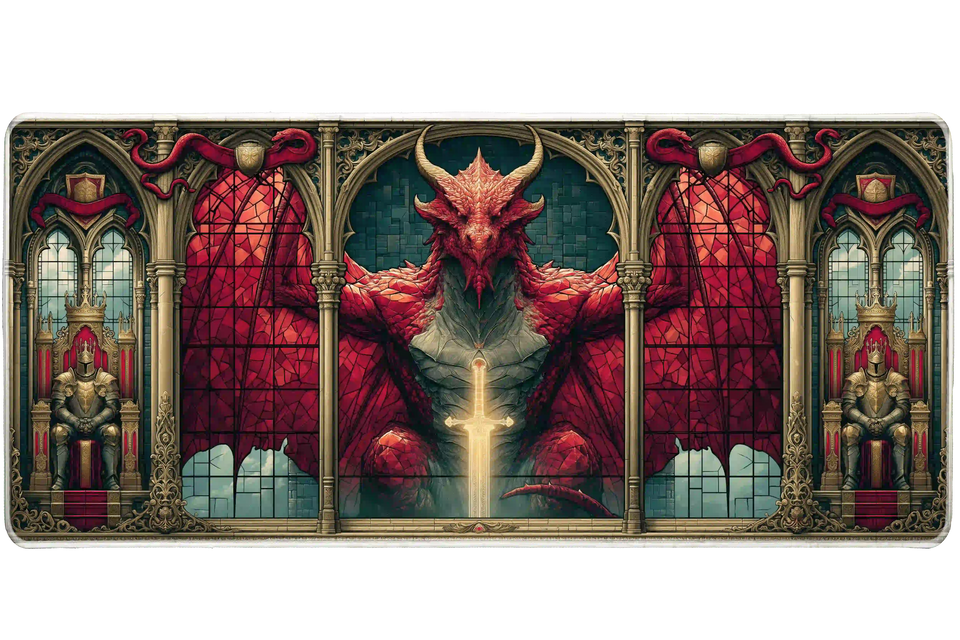 Fantasy 900x400mm custom mouse mat, washable surface – PrintMyPad