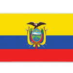 Country 36x16in custom mousepad, stitched edge Ecuador flag – PrintMyPad