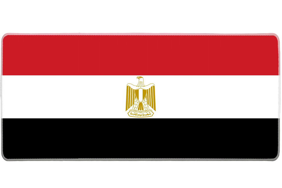 Country 36x16in Egyptian flag, non-slip rubber – PrintMyPad