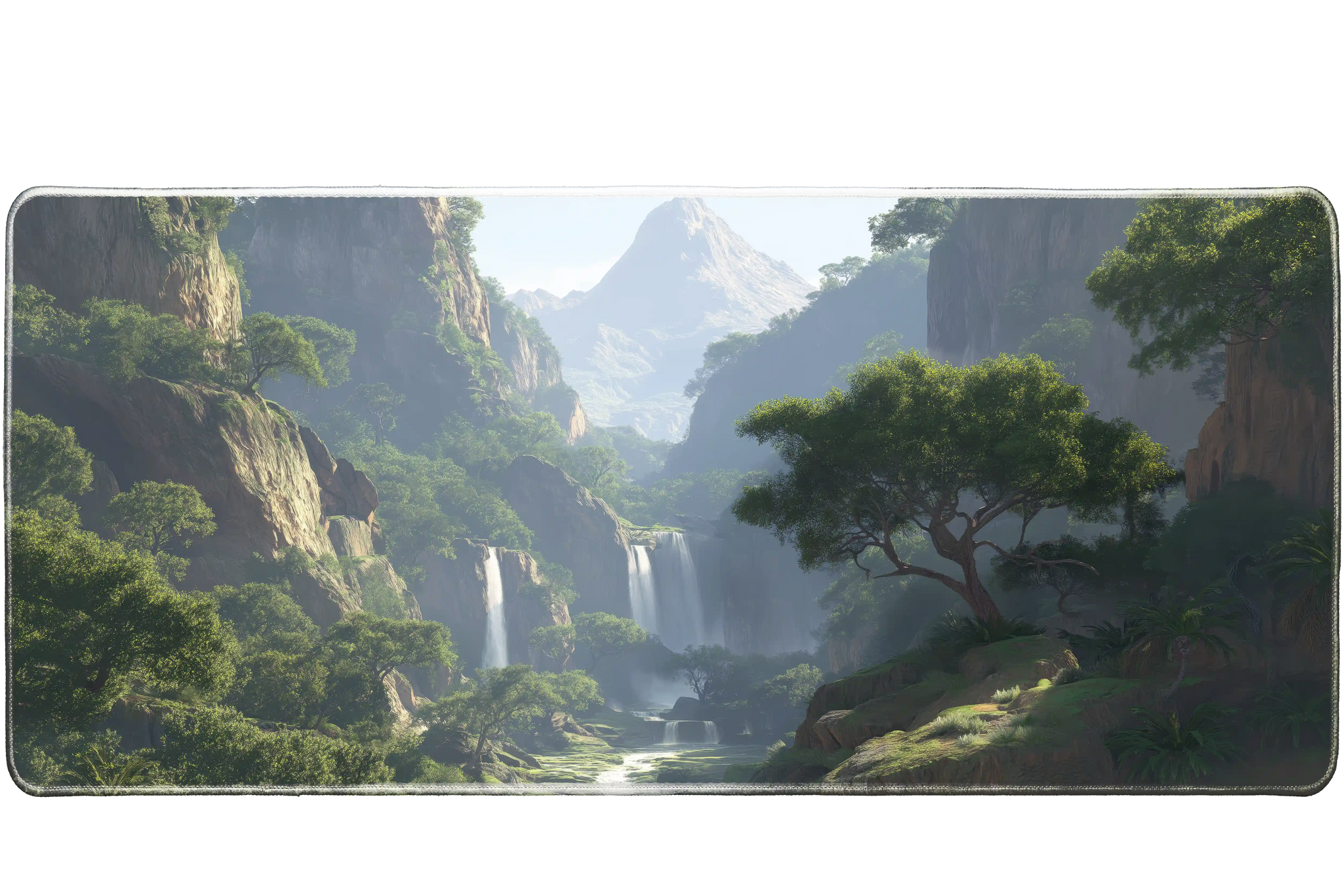 Landscape 36x16in custom desk mat, stitched edge – PrintMyPad
