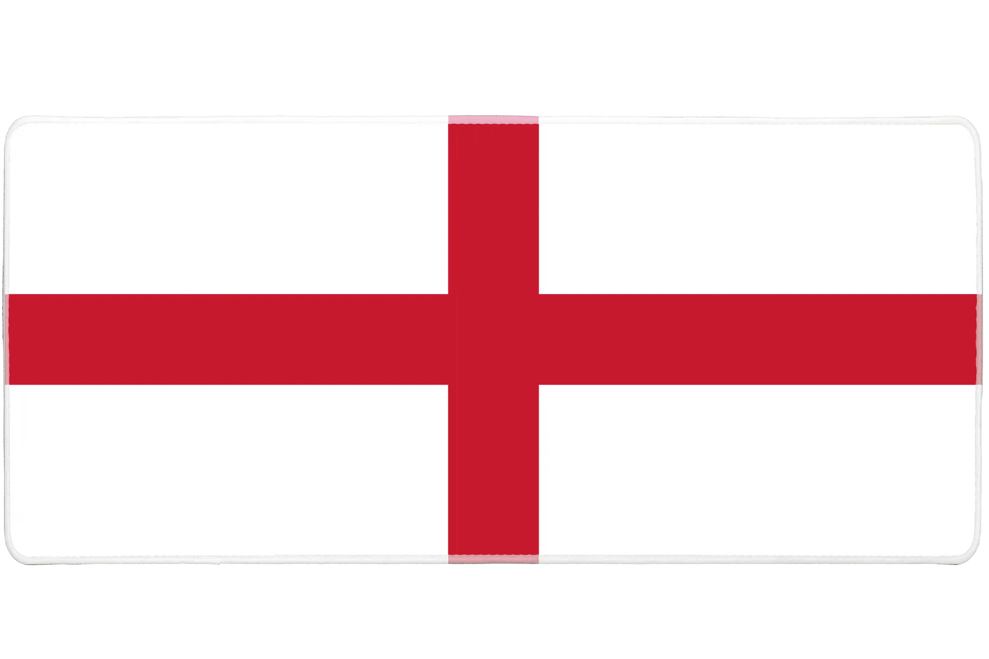 Country 36x16in custom mouse pad, stitched edge England flag – Print My Pad