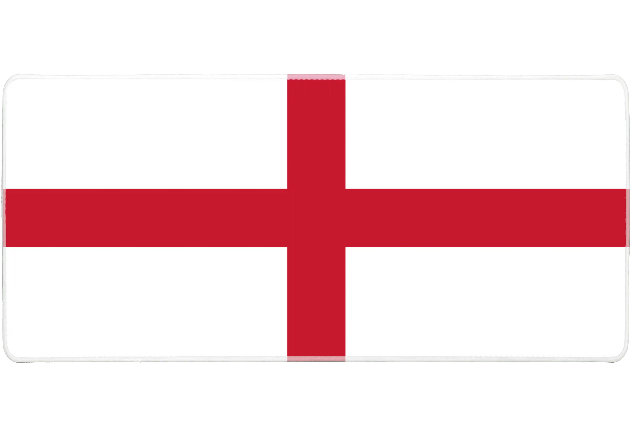 Country 36x16in custom mouse pad, stitched edge England flag – Print My Pad
