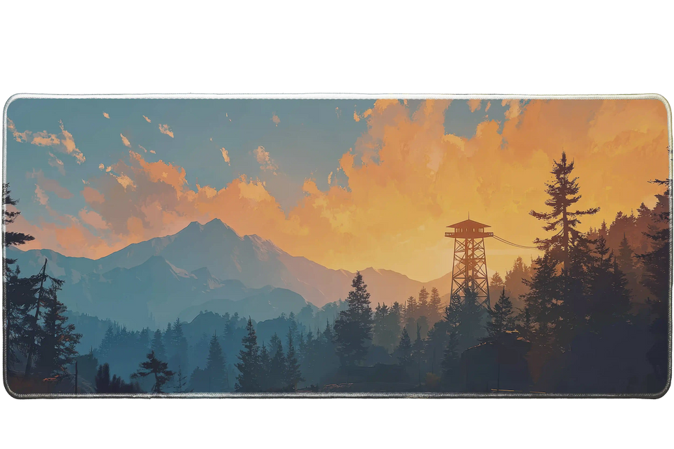 Gaming 36x16in custom desk mat, non-slip rubber – PrintMyPad