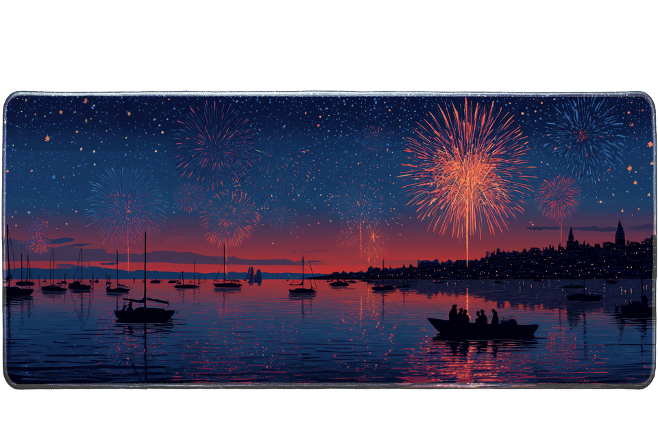 Landscape 900x400mm custom mousemat, stitched edge – Print My Pad