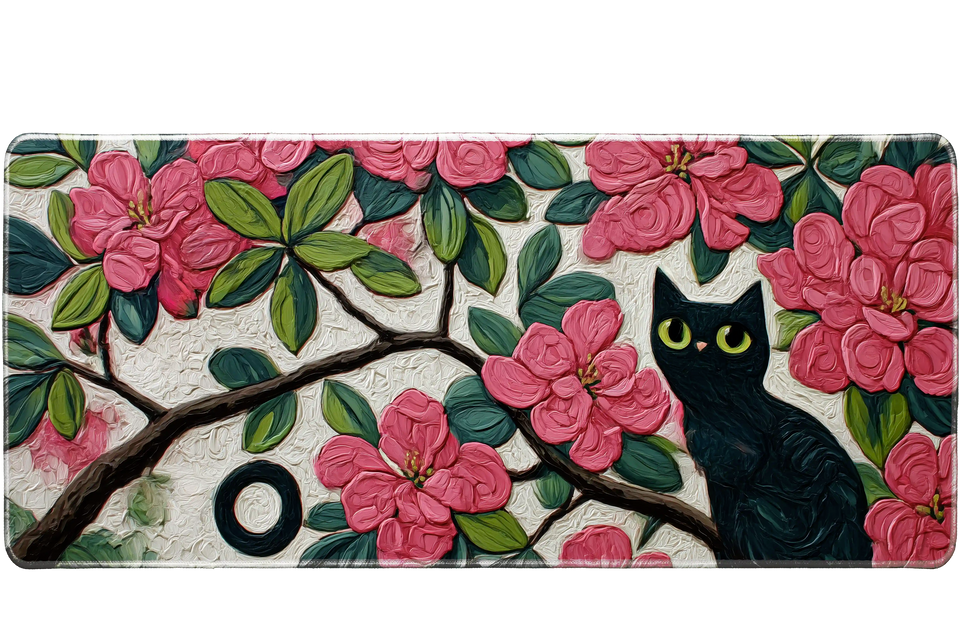 Aesthetic 900x400mm custom deskpad, stitched edge – Print My Pad