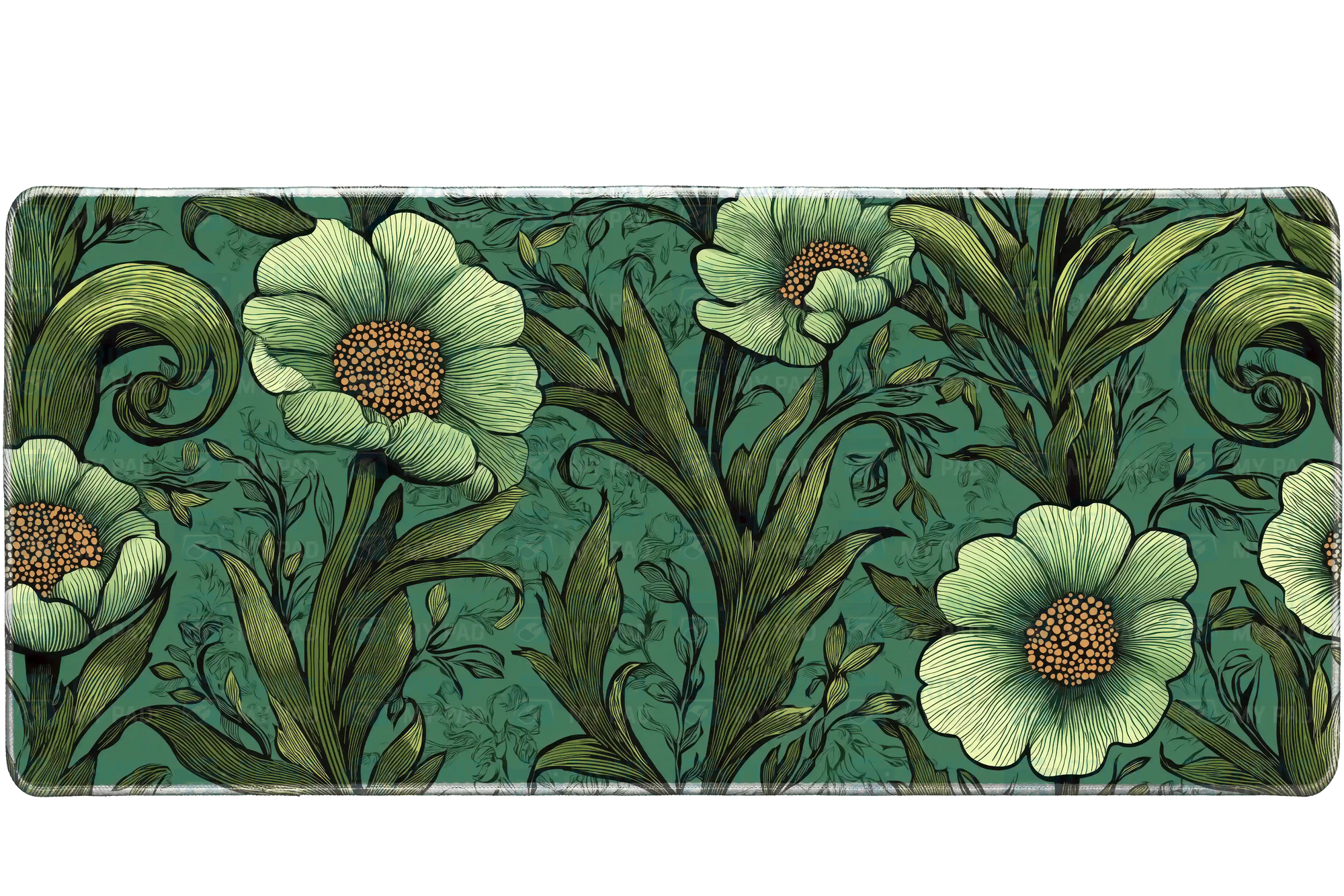 Pattern 36x16in custom mouse pad, stitched edge – PrintMyPad