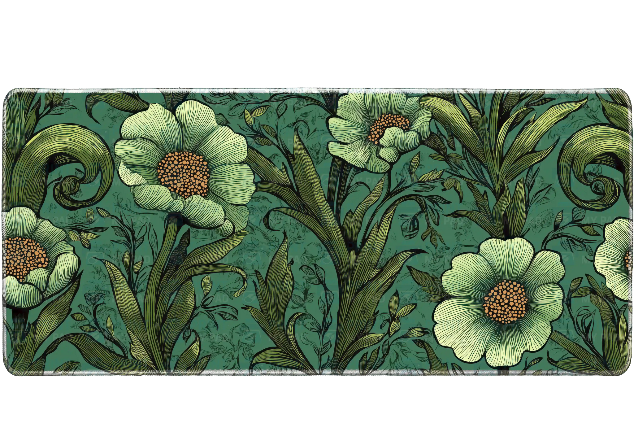 Pattern 36x16in custom mouse pad, stitched edge – PrintMyPad