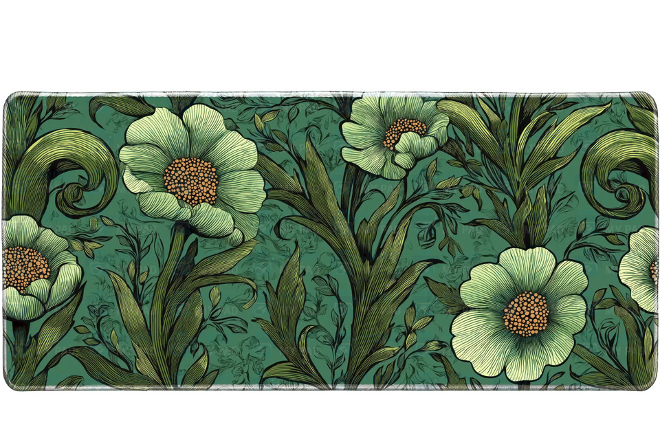 Pattern 36x16in custom mouse pad, stitched edge – PrintMyPad