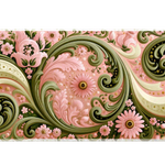 Pattern 36x16in custom desk mat, stitched edge – Print My Pad