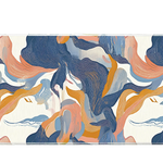 Abstract 36x16in custom mouse pad, stitched edge – Print My Pad
