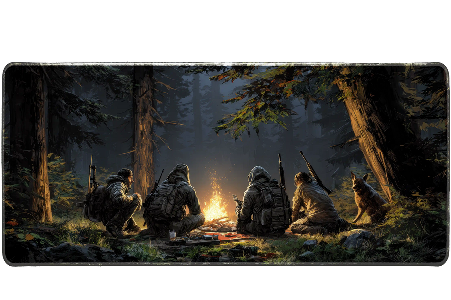 Gaming 90x40cm custom desk mat, non-slip rubber base – PrintMyPad