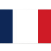 Country 36x16in custom desk mat, stitched edge France flag – Print My Pad