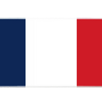 Country 36x16in custom desk mat, stitched edge France flag – Print My Pad