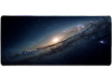 Galaxy – Deep Space Andromeda Nebula Night Sky Art desk mat and mouse pad by PrintMyPad