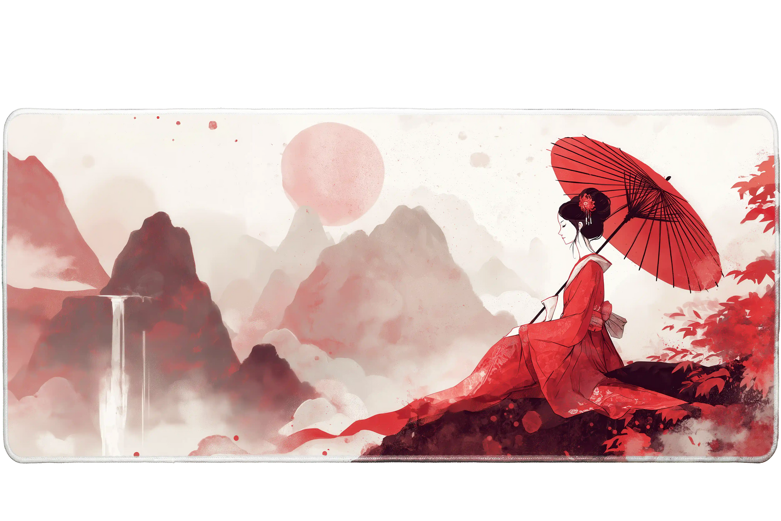 Anime 36x16in custom desk mat, stitched edge – PrintMyPad