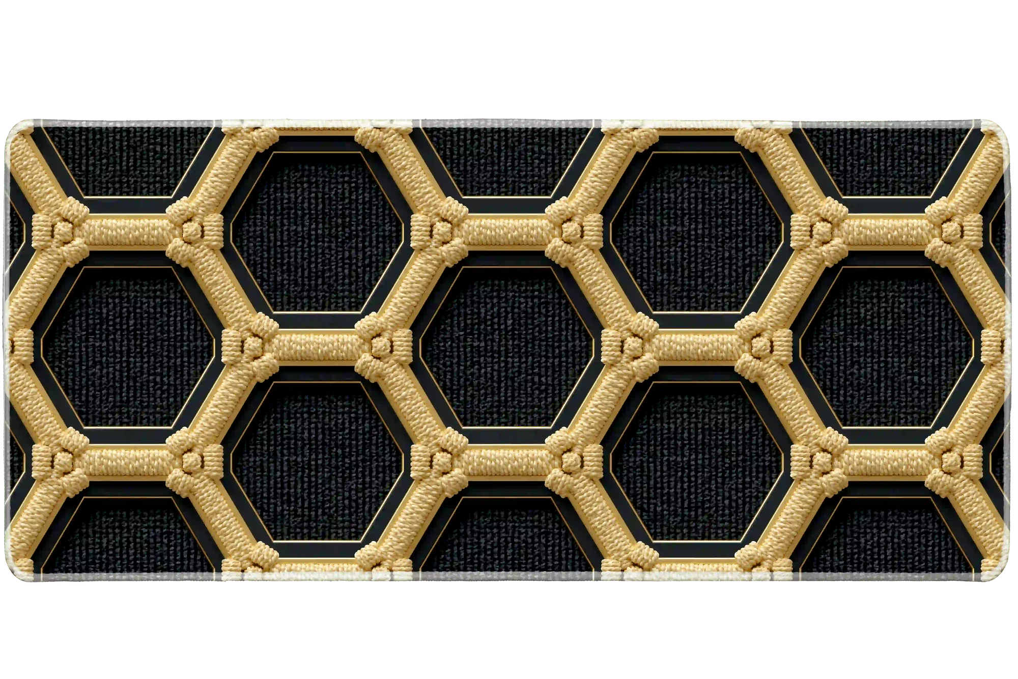 Pattern 36x16in custom desk mat, non-slip rubber – Print My Pad