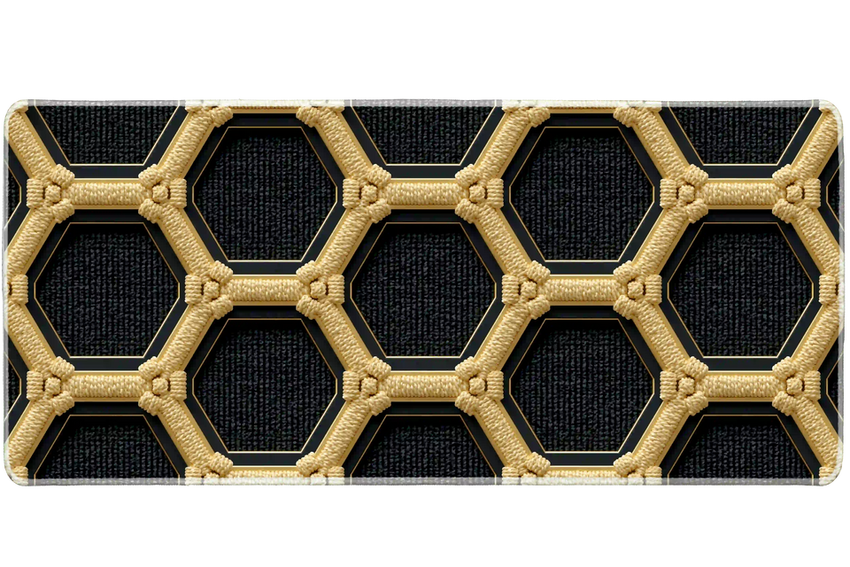 Pattern 36x16in custom desk mat, non-slip rubber – Print My Pad