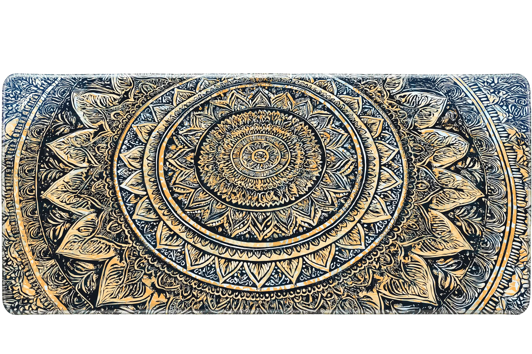 Pattern 90x40cm custom desk mat, washable surface – PrintMyPad
