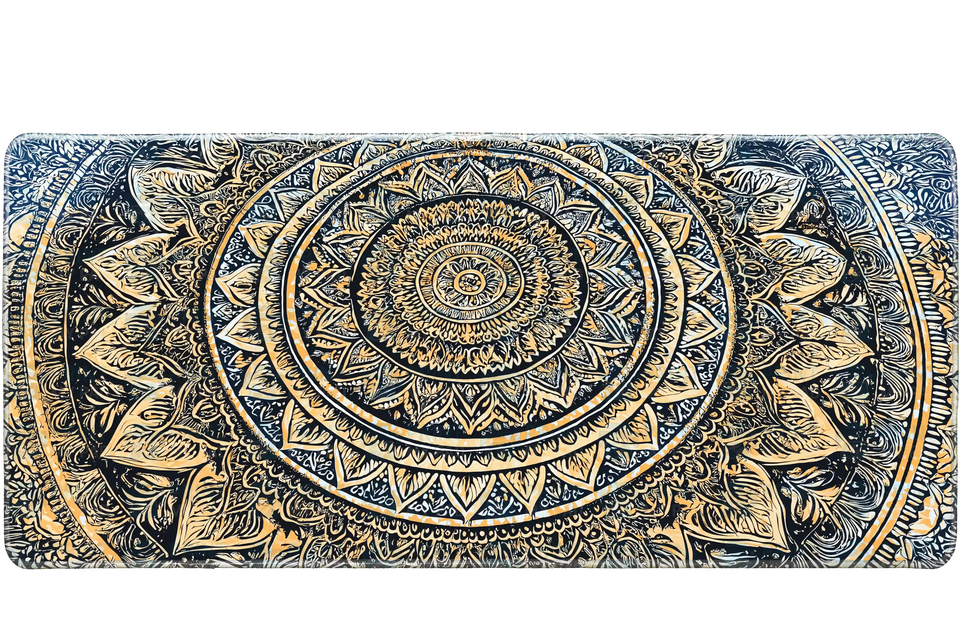 Pattern 90x40cm custom desk mat, washable surface – PrintMyPad